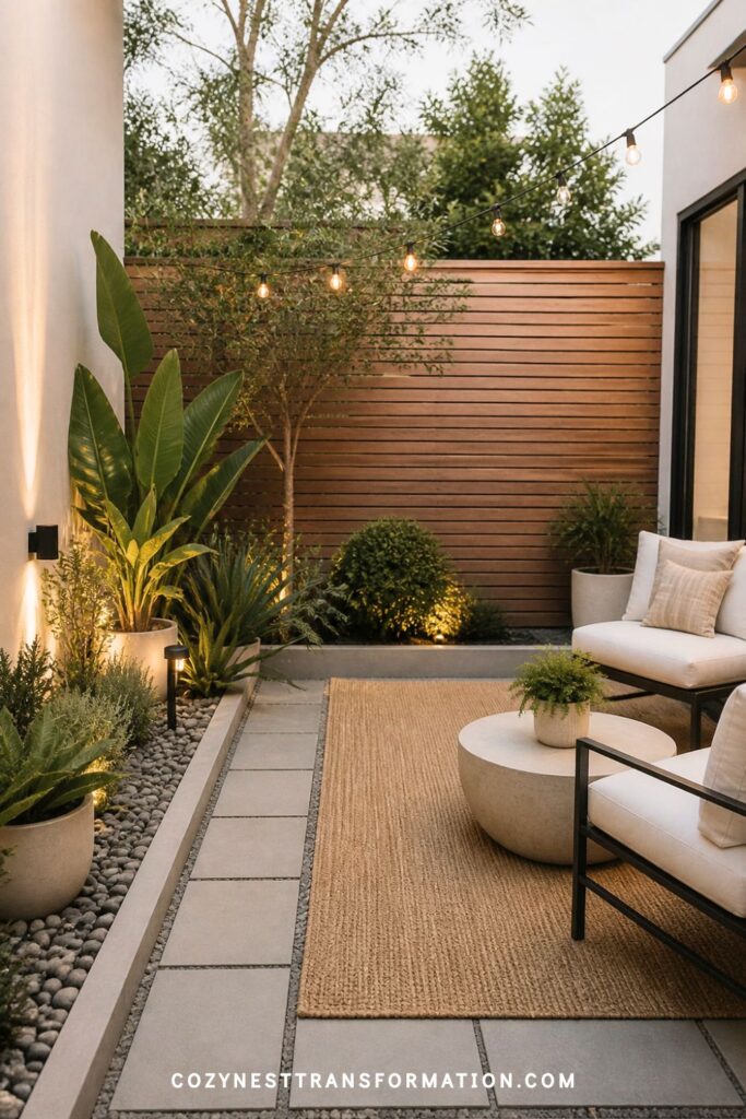 Outdoor patio decor