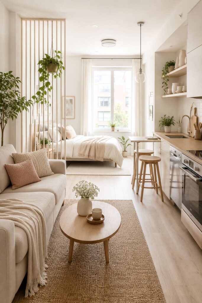 Small Cozy studio apartment ides