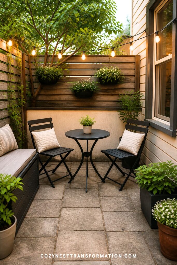 Small Patio Decorating Ideas on a budget