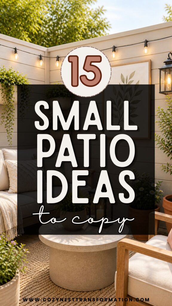 Small Patio Ideas