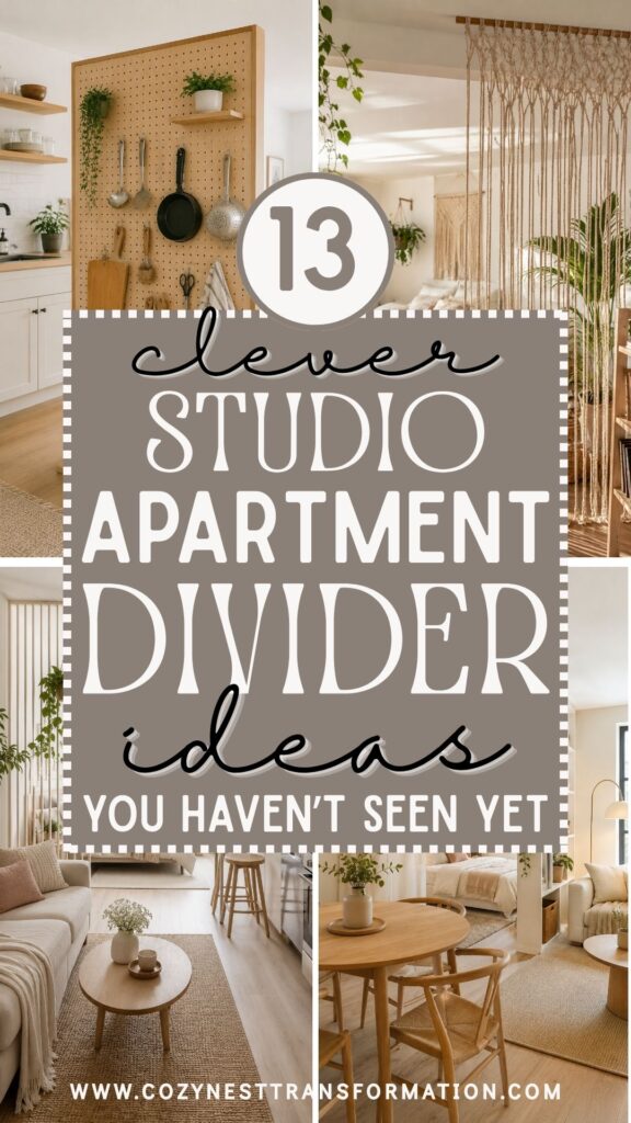 Studio apartment divider ideas