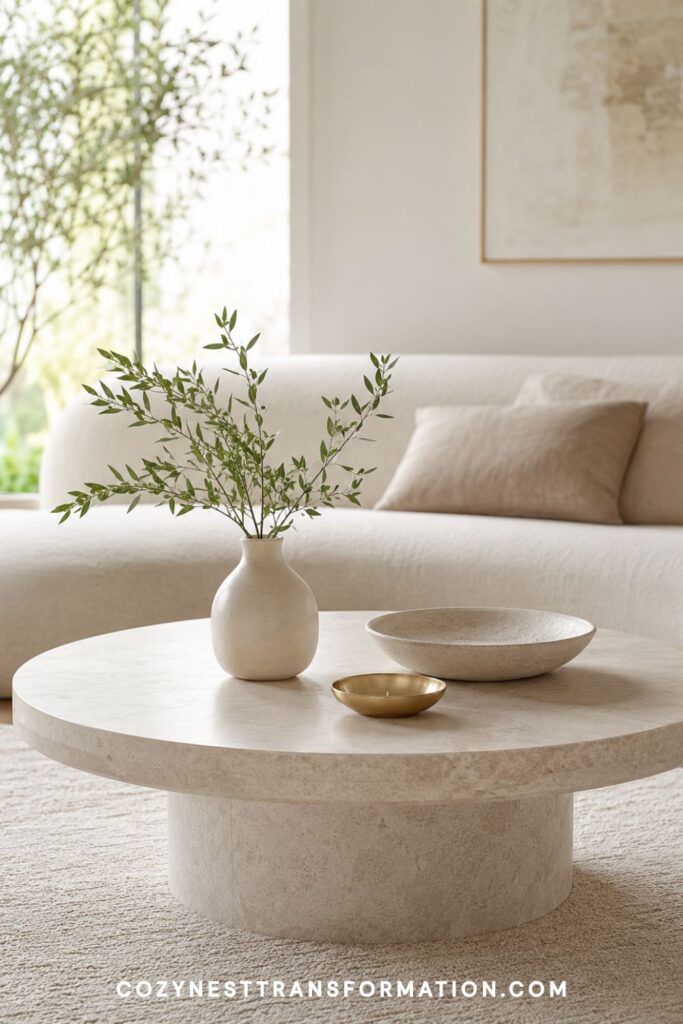 aesthetic coffee table decor