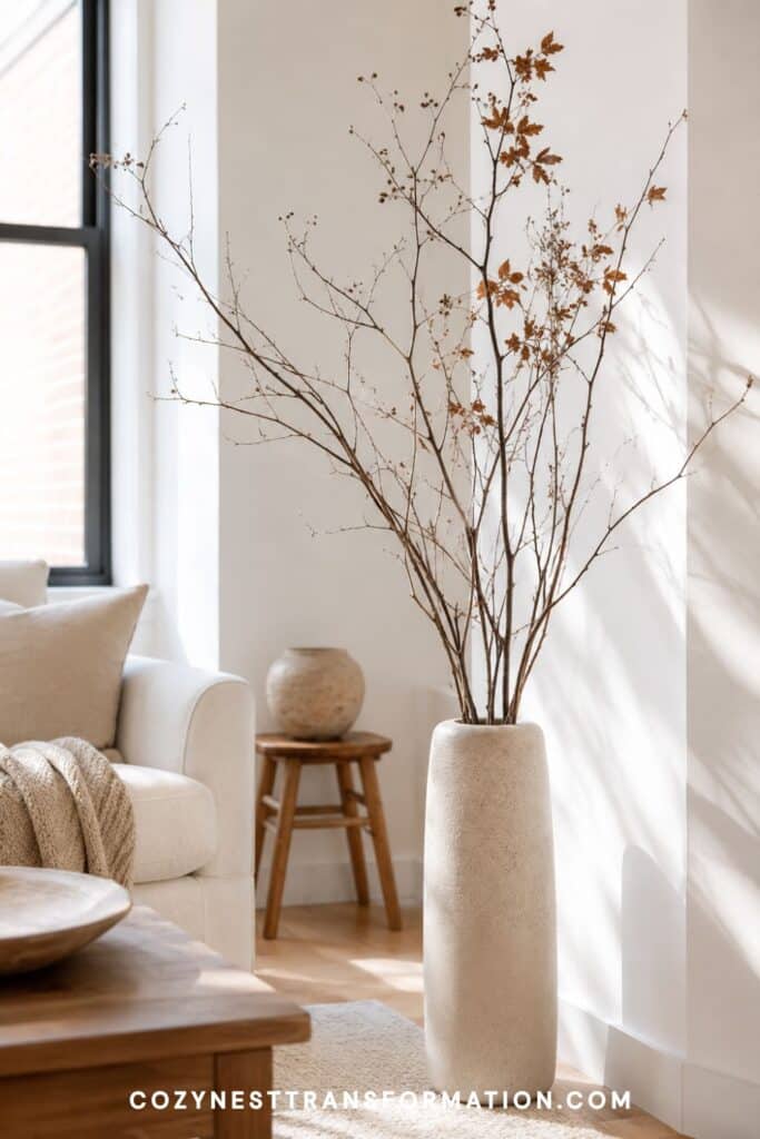 aesthetic fall apartment decor