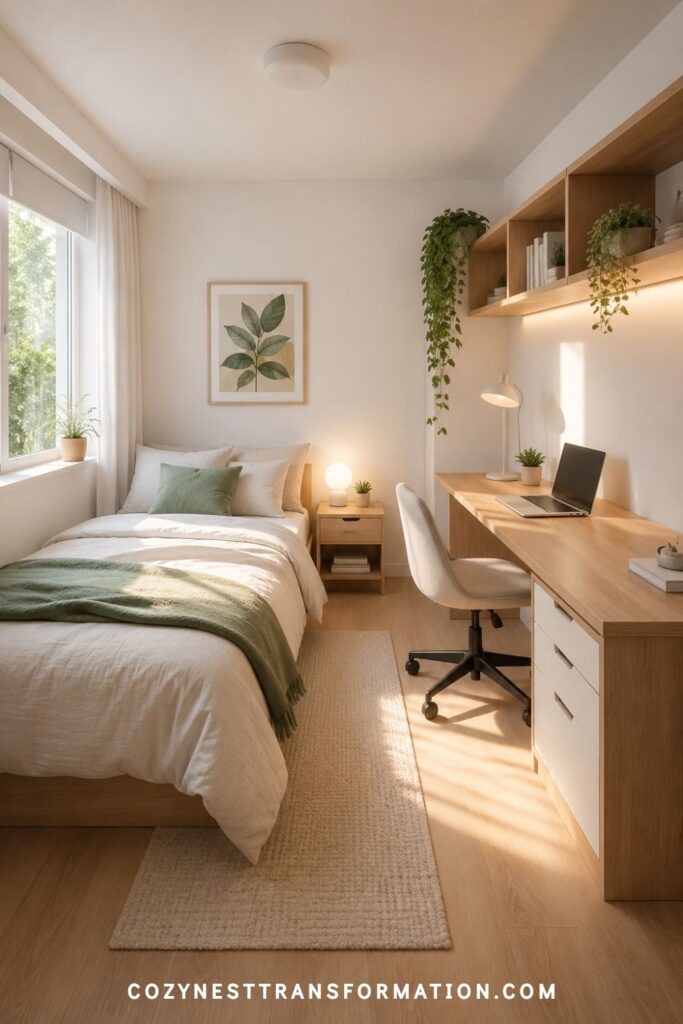 bedroom with desk layout ideas