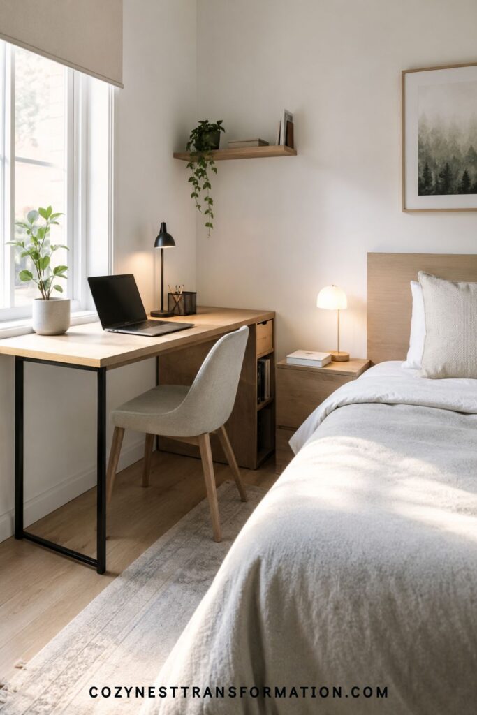 bedroom with desk layout ideas feng shui