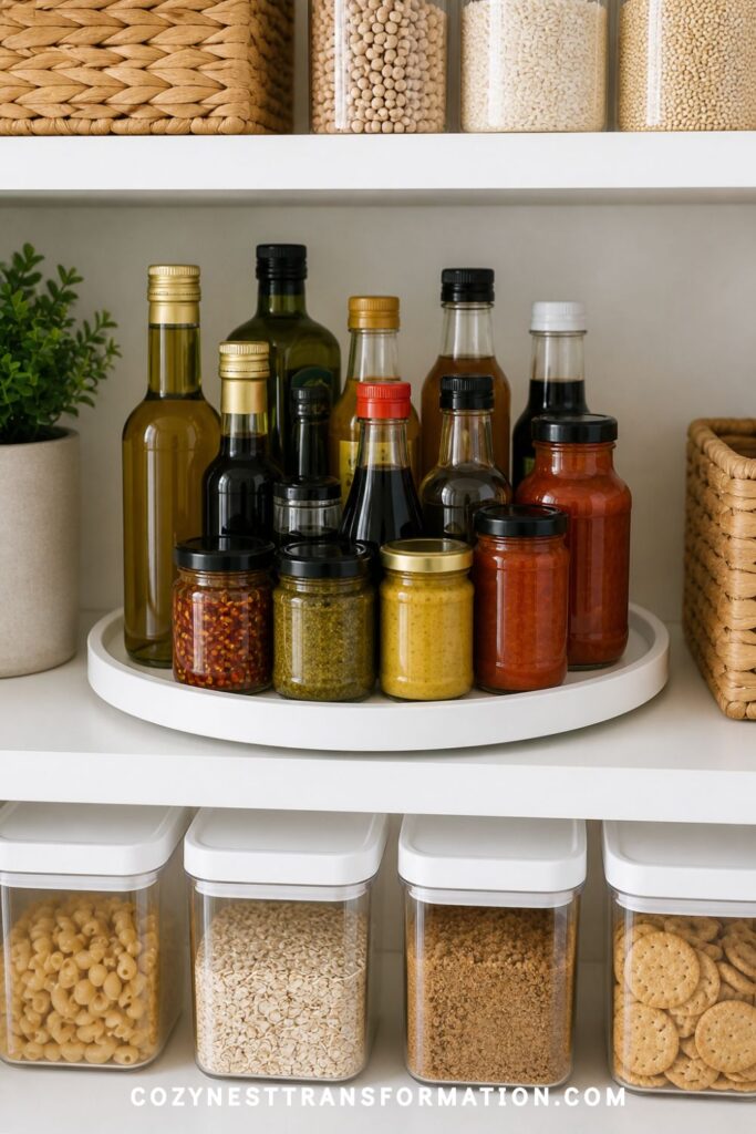 counter storage small kitchen organization ideas