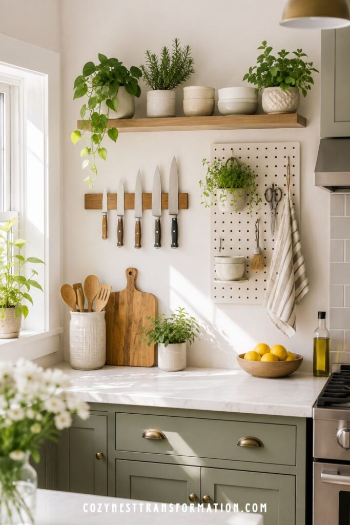countertop styling