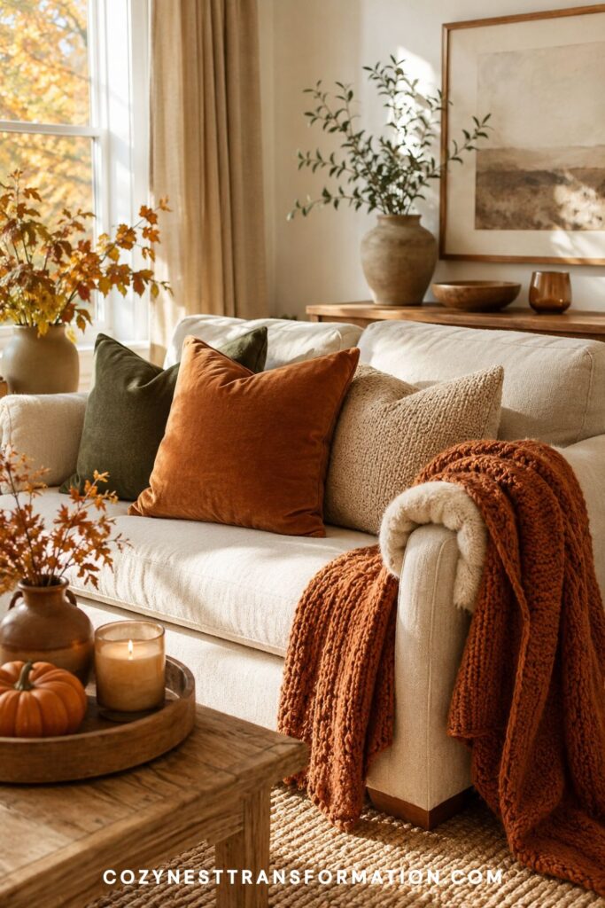 cozy fall living room ideas