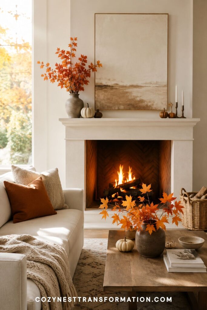 fall living room decorating ideas