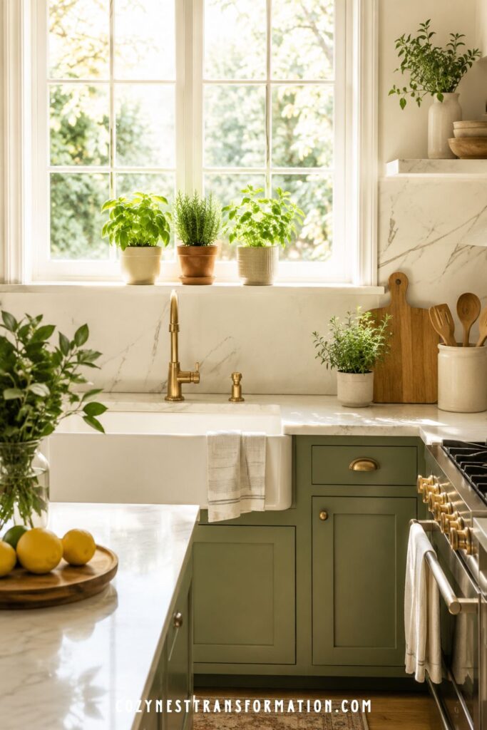 how to decorate kitchen counters