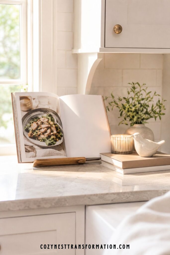 kitchen counter styling