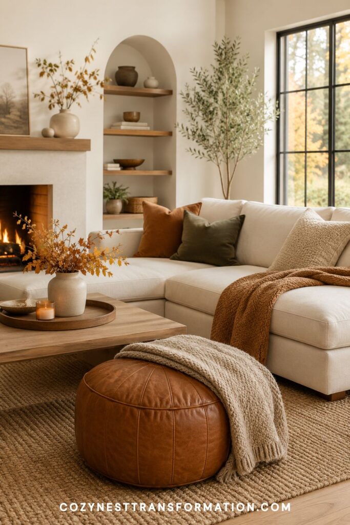 organic modern fall decor