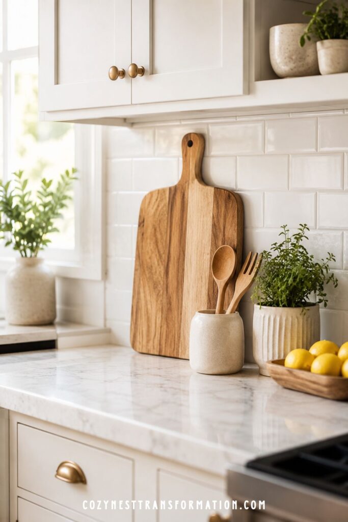 small countertop styling