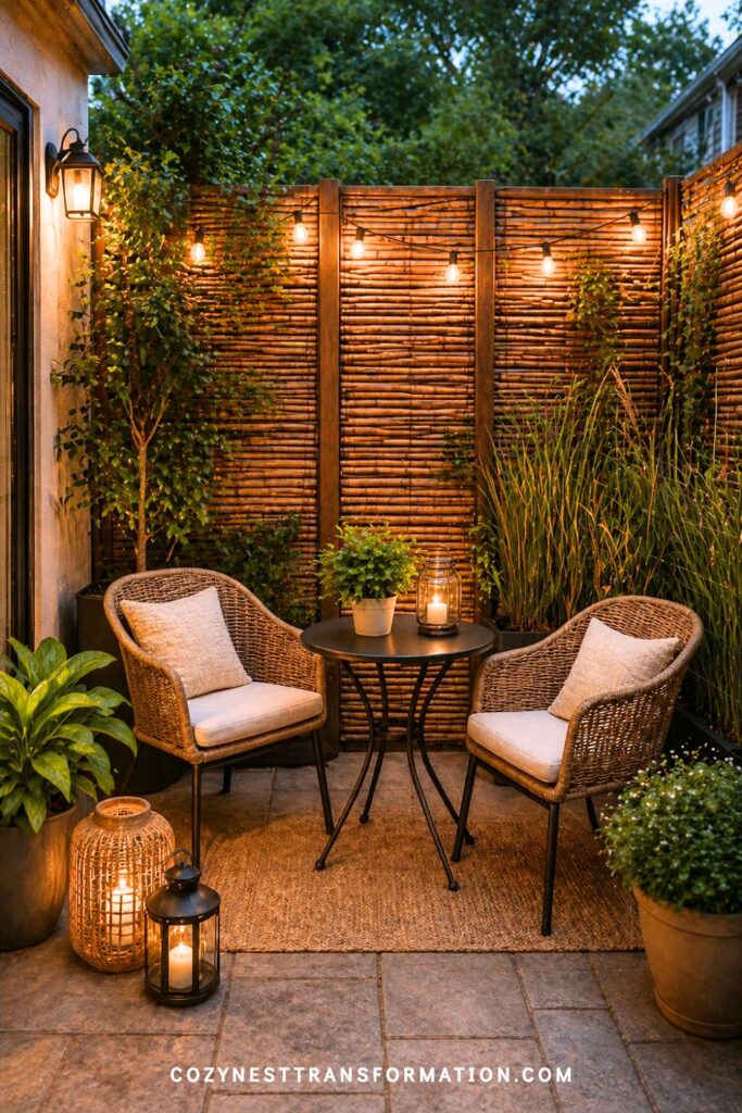 very small patio ideas on a budget