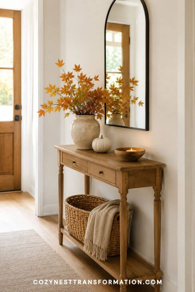 Autumn entryway decorating ideas