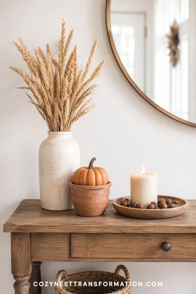 Fall foyer decor ideas