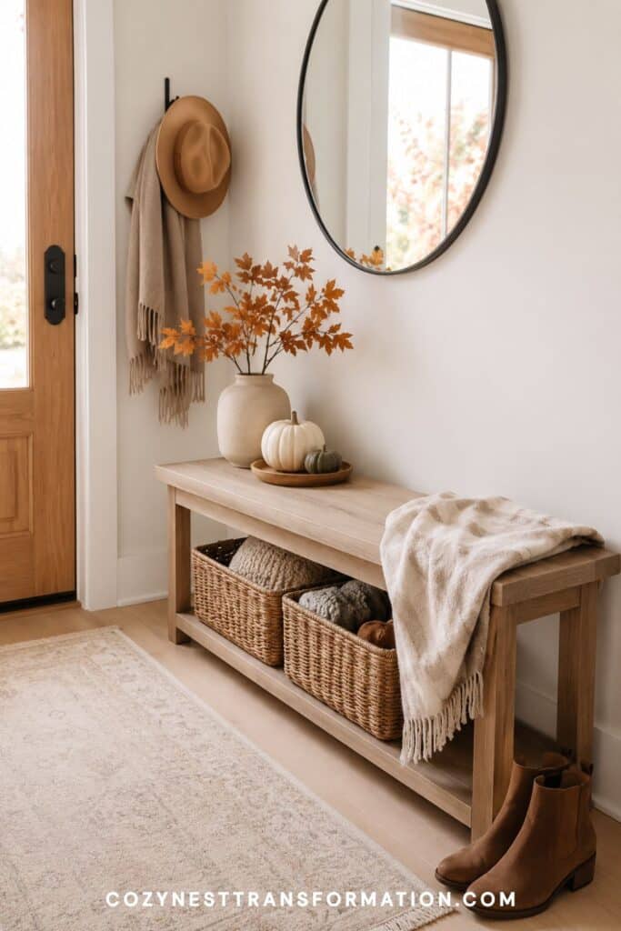 Fall mudroom decor ideas
