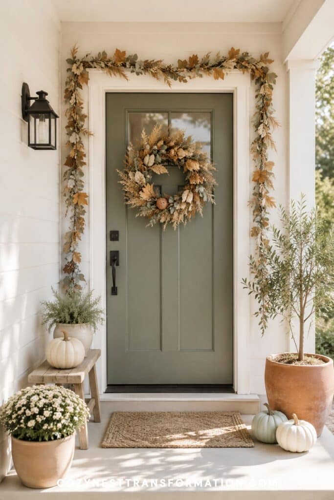 Modern fall entryway ideas