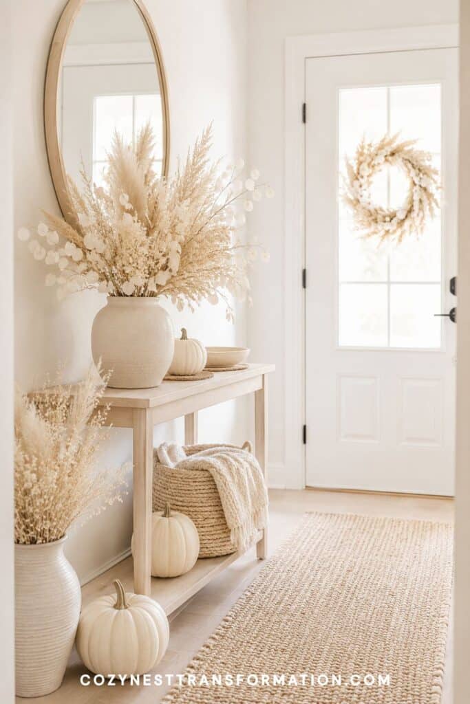 Seasonal entryway decorating ideas