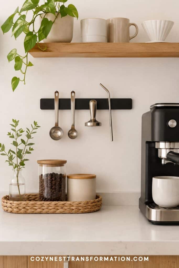 small coffee bar ideas coffee bar shelf ideas