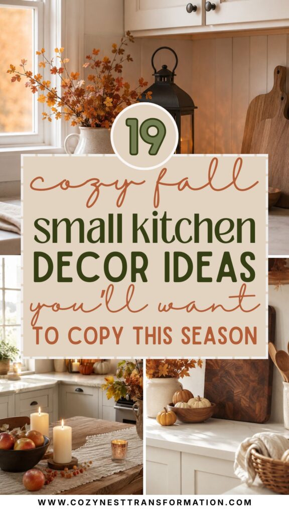 Fall Kitchen Decor Ideas cozy fall small kitchen decor ideas