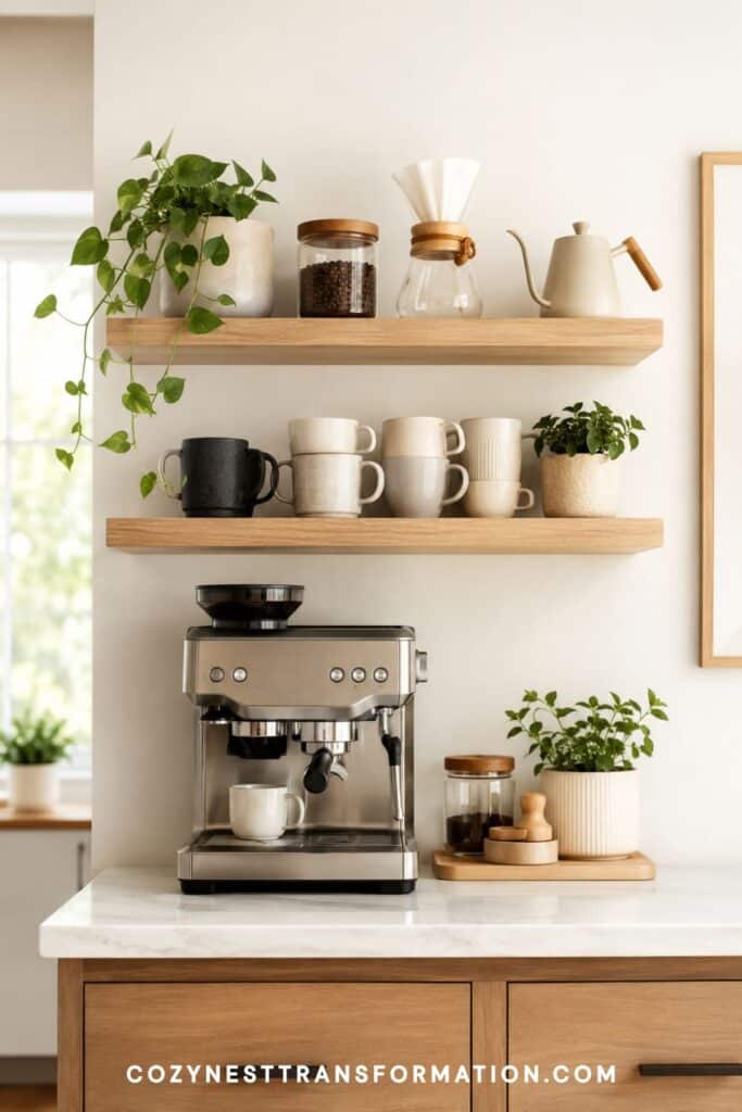 small coffee bar ideas kitchen coffee station ideas
