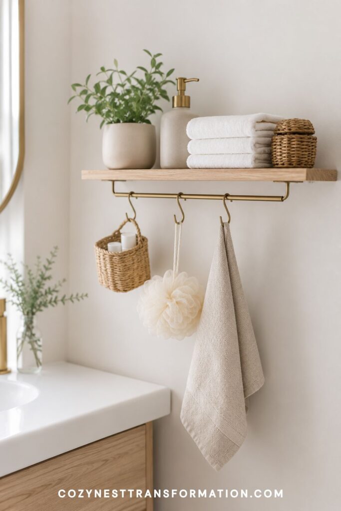 bathroom wall shelf ideas Bathroom shelving ideas for small spaces