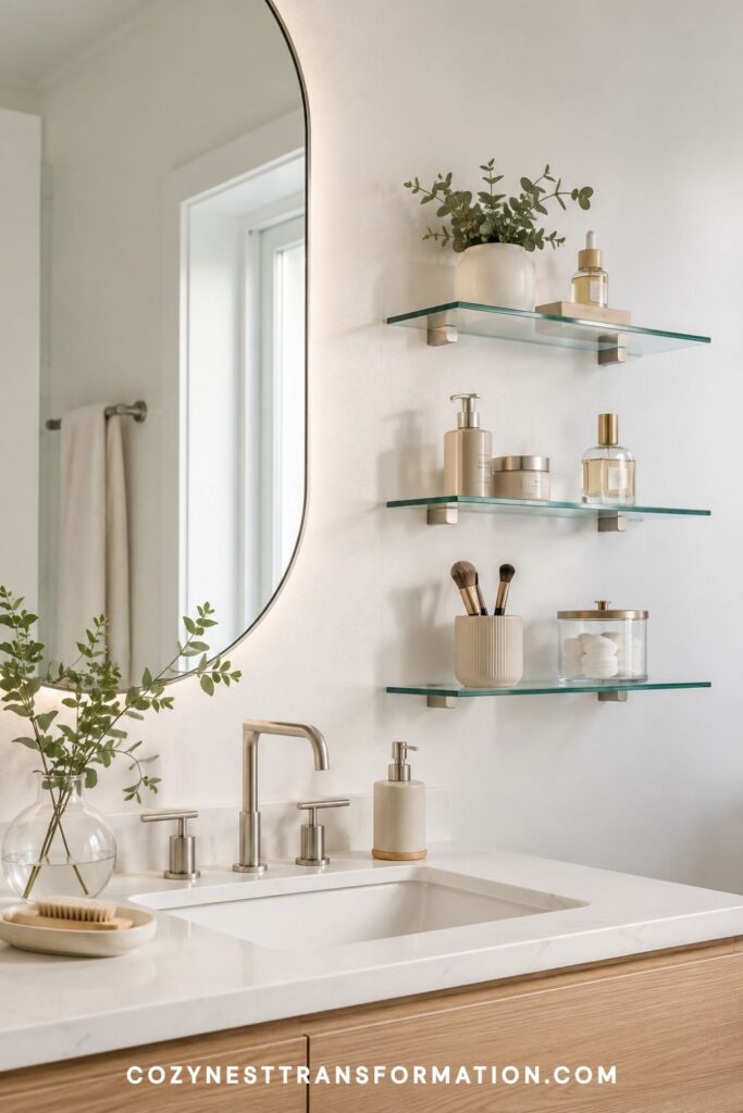 bathroom wall shelf ideas Bathroom storage shelf ideas
