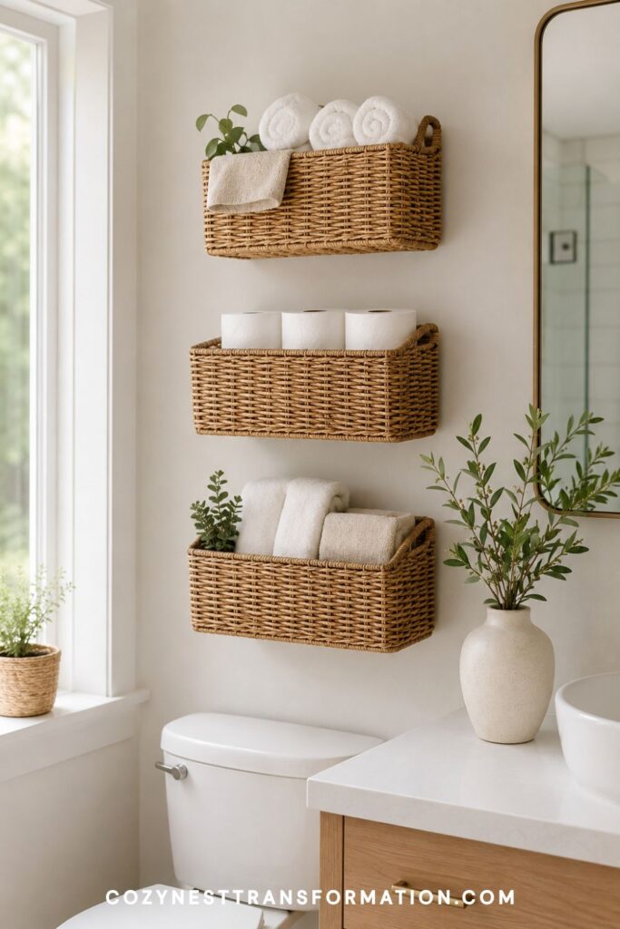 bathroom wall shelf ideas Bathroom towel shelf ideas