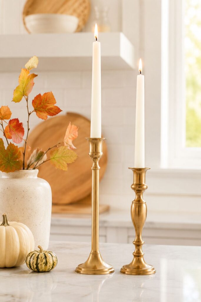 Fall counter decor ideas