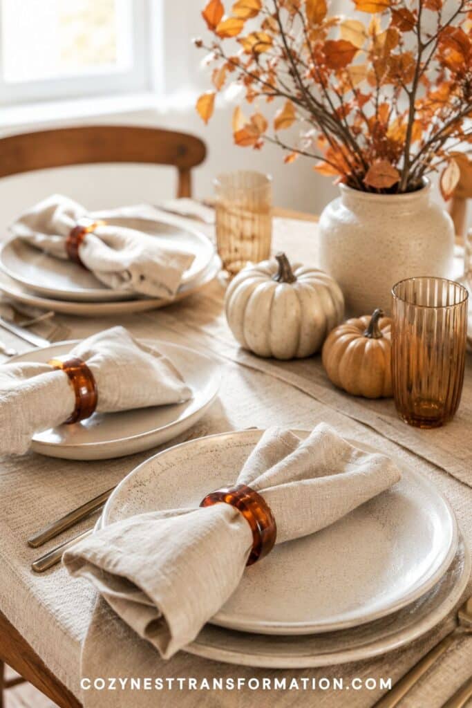 Fall table decor pinterest