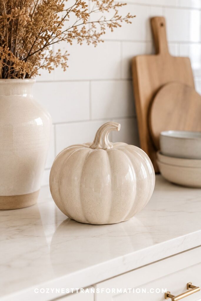 Farmhouse fall kitchen decor
