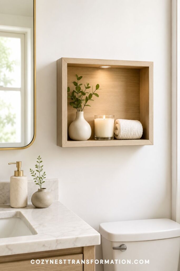 bathroom wall shelf ideas Luxury bathroom shelf ideas