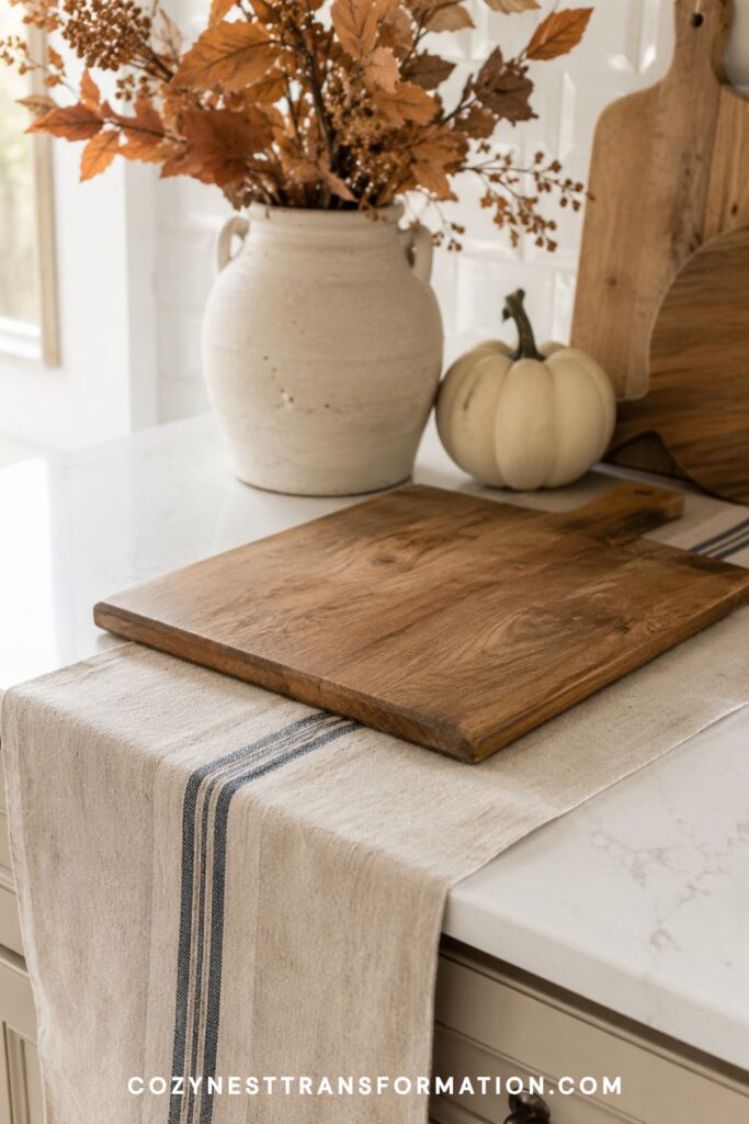 Minimalist fall kitchen decor