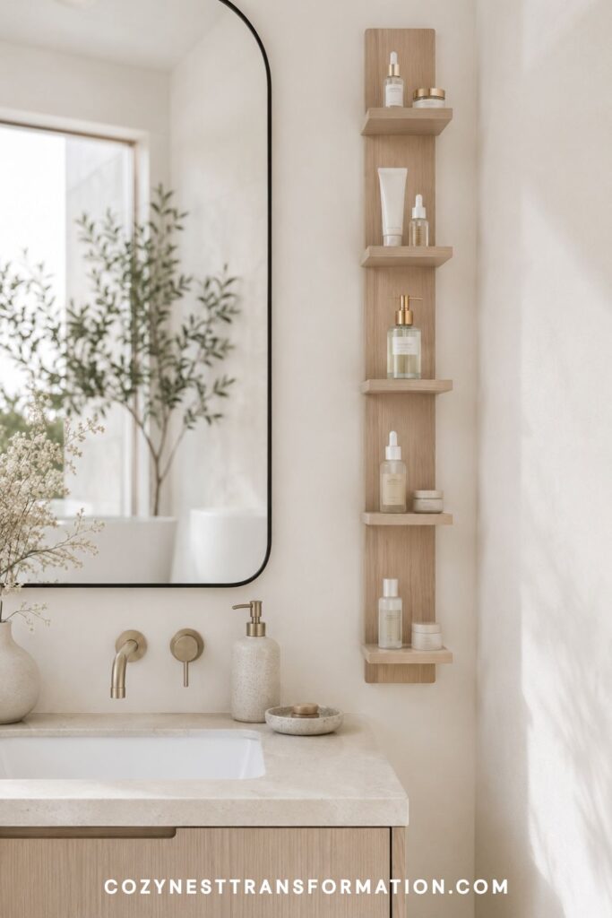 bathroom wall shelf ideas Over toilet shelf ideas