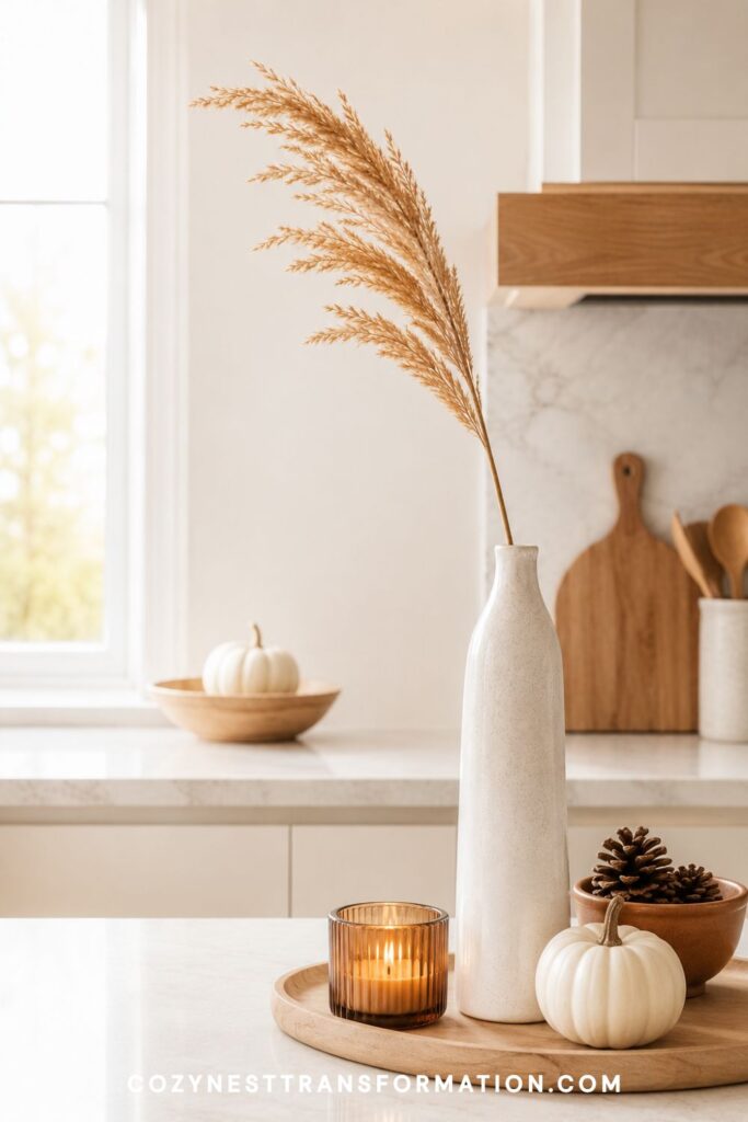 Rustic fall kitchen decor