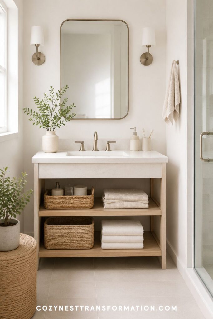 bathroom wall shelf ideas Small bathroom storage shelves