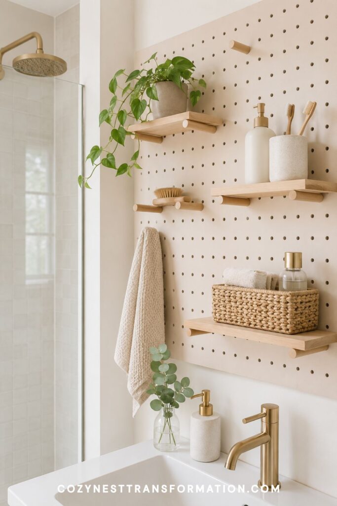 bathroom wall shelf ideas Wall mounted bathroom shelves