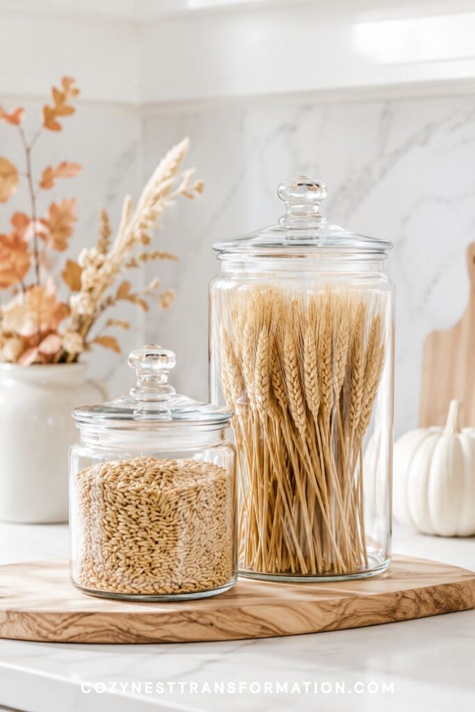 fall Kitchen counter styling ideas