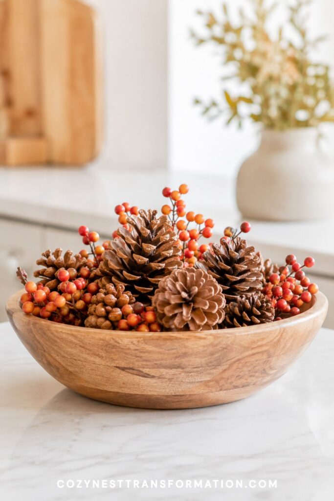 fall decor for counter