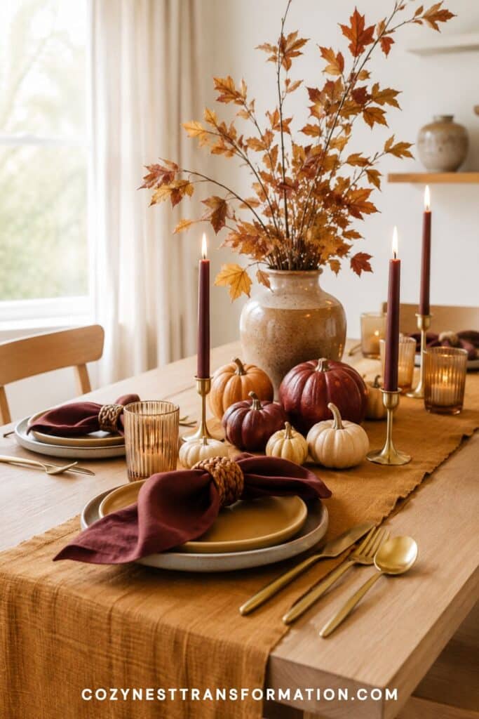 fall table styling ideas