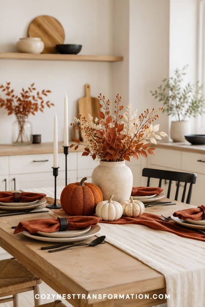 fall table styling ideas