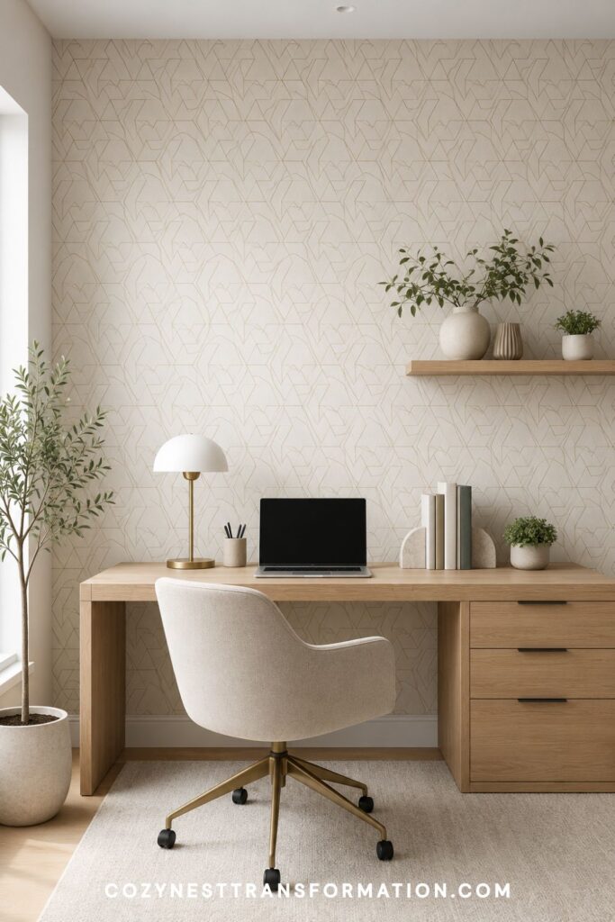 floating shelves office ideas