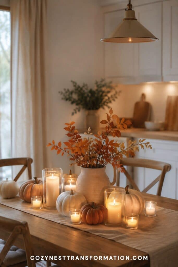 modern fall table decor
