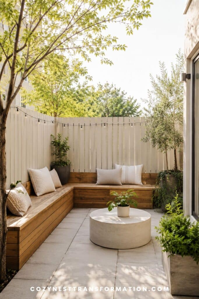 Apartment backyard design ideas