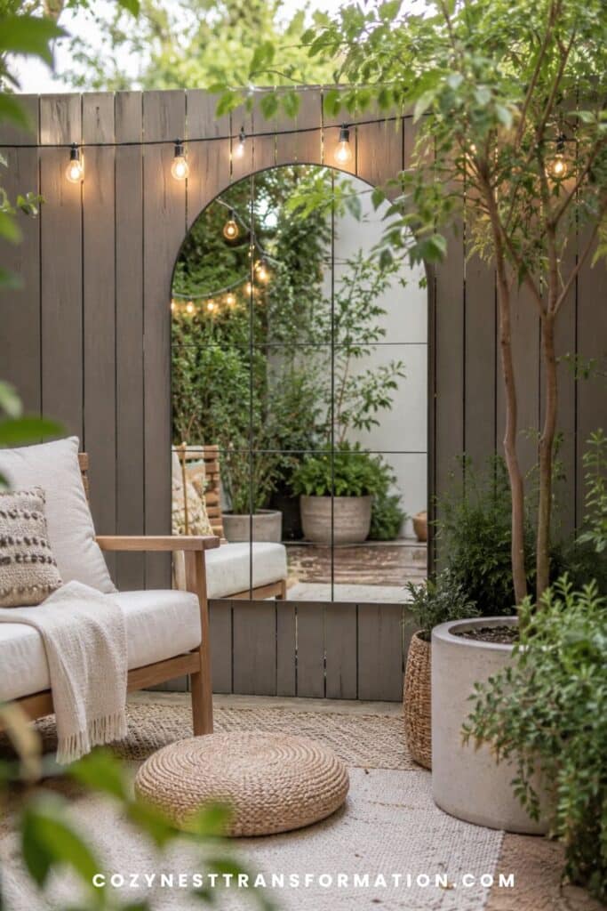 Apartment backyard makeover ideas