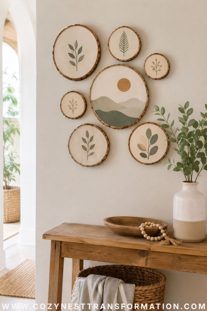 DIY abstract wall art