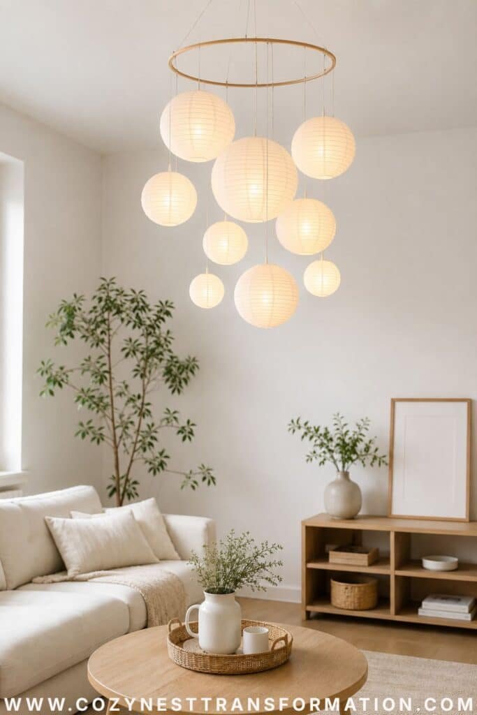 DIY ceiling light ideas