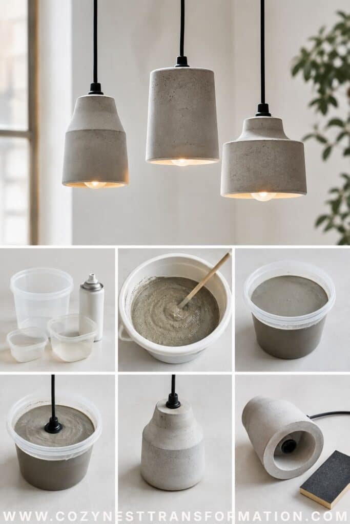 DIY hanging lights