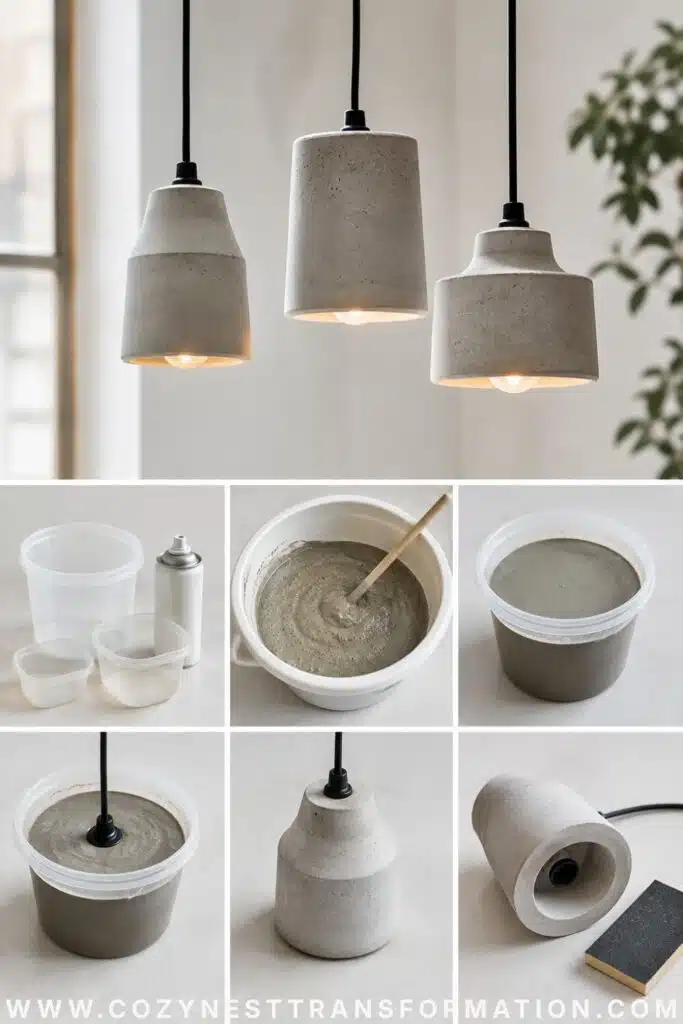 DIY hanging lights